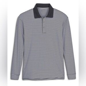 Coolibar Striped UPF 50+ Long-sleeved Polo